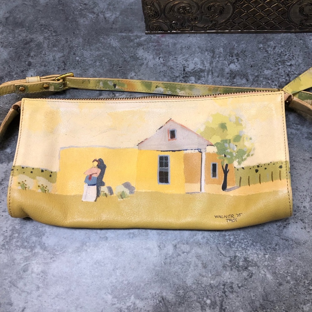 Clutch, hand painted vintage - Picture 1 of 6